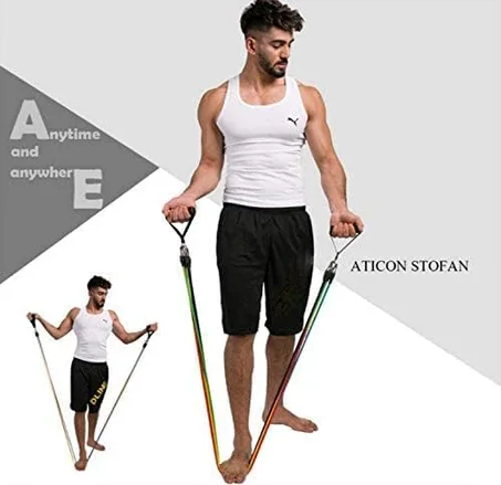 حبل سحب مرن للتمارين الرياضية المنزلية