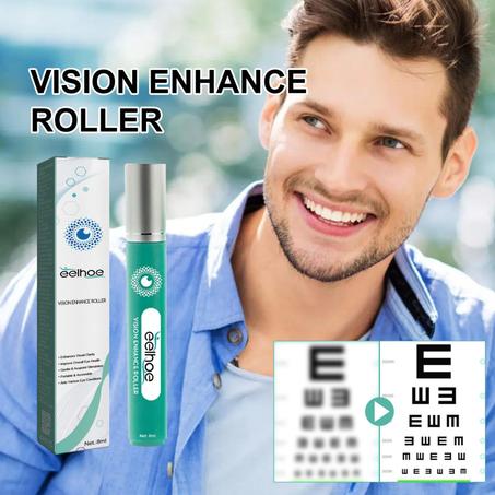 "رؤية صافية 6/6 بدون عمليات، فقط باستخدام رولر العيون."