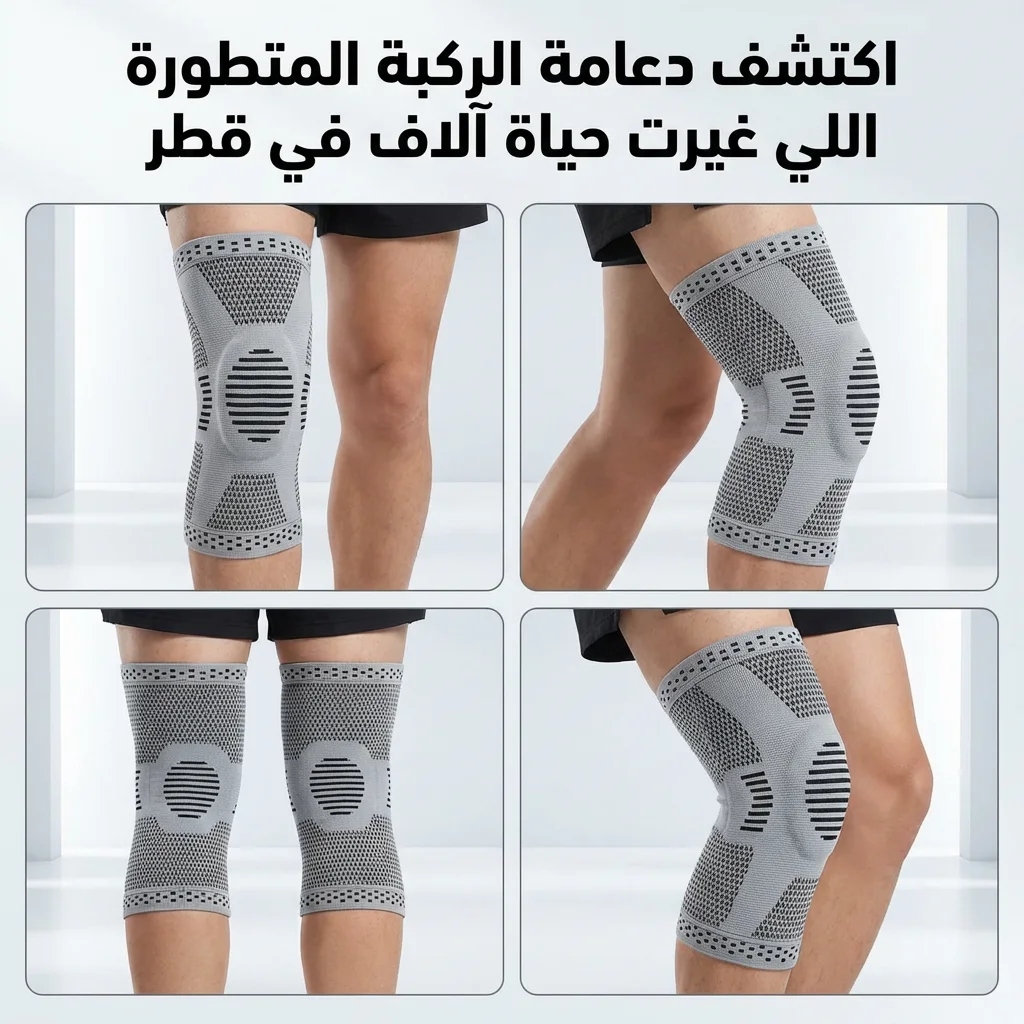 دعامة الركبة الضاغطة السيليكونية