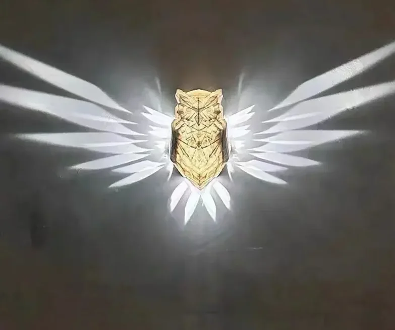 مصباح جداري ثلاثية الأبعاد