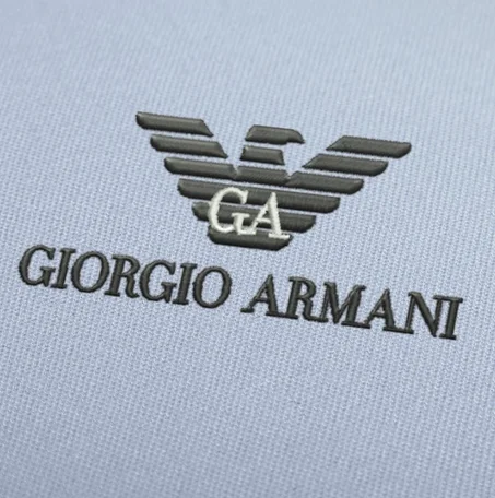 "Giorgio Armani Logo Embroidery Design - Compatible with All Machine Formats"