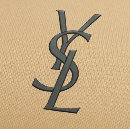 "Yves Saint Laurent Logo Embroidery Designs - Compatible with All Machine Formats"