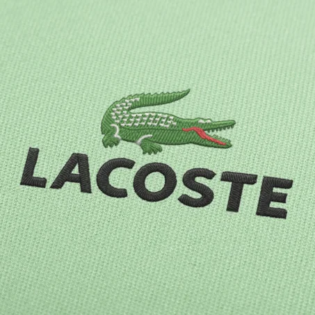 "Lacoste Logo Embroidery - Compatible with All Machine Formats"