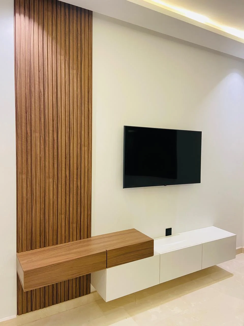 Meuble TV Nevado avec Habillage mural