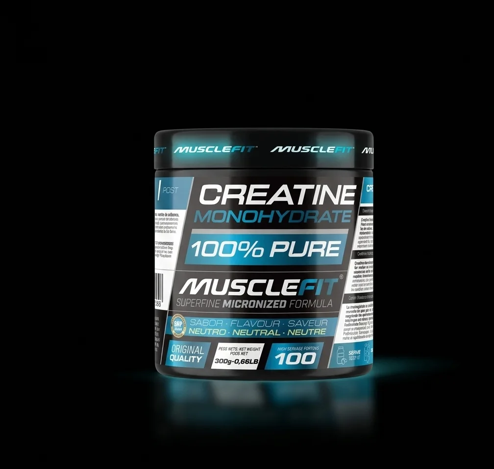 Creatina Monohidrato Micronizada 300g - MuscleFit│S-MARKETING