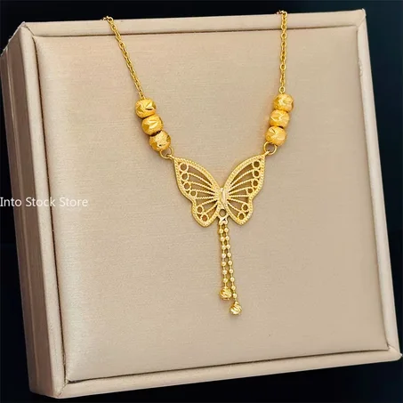 🦋 قلادة الفراشة الأنيقة 🦋