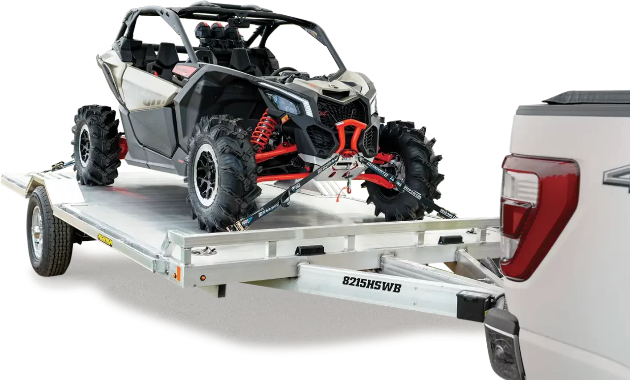 Aluminum Trailer with ATV