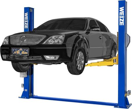 Weize 2 Post Automotive Car Lift, 12,000 lbs Capacity, 220V 4HP Powerful Motor with Single Point Lock Release for Repaire Shop