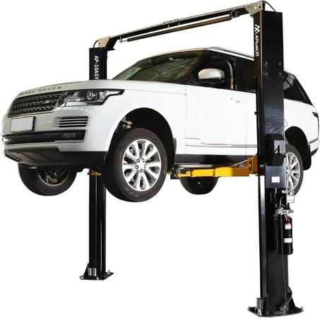 APlusLift 10,000LB 2-Post Overhead Symmetrical and Truly Asymmetrical Single Release Car Lift with 3 Year Warranty - HW-10ASY