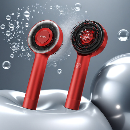 فرشاة تدليك فروة الرأس مع توزيع الزيت