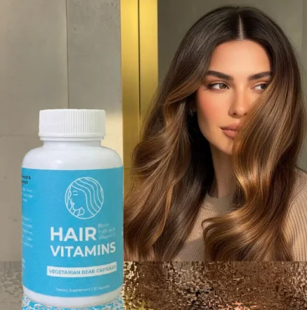 ✨ HAIR VITAMINS  مكمل غذائي نباتي متطور لتعزيز صحة، طول، وقوة الشعر