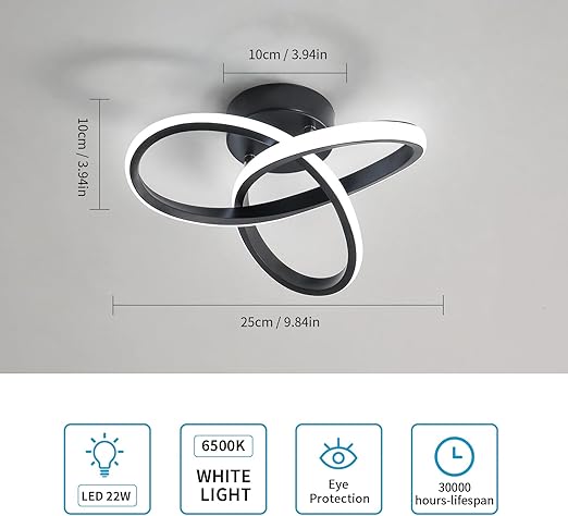 LED مصباح سقف توليت للأناقة العصرية