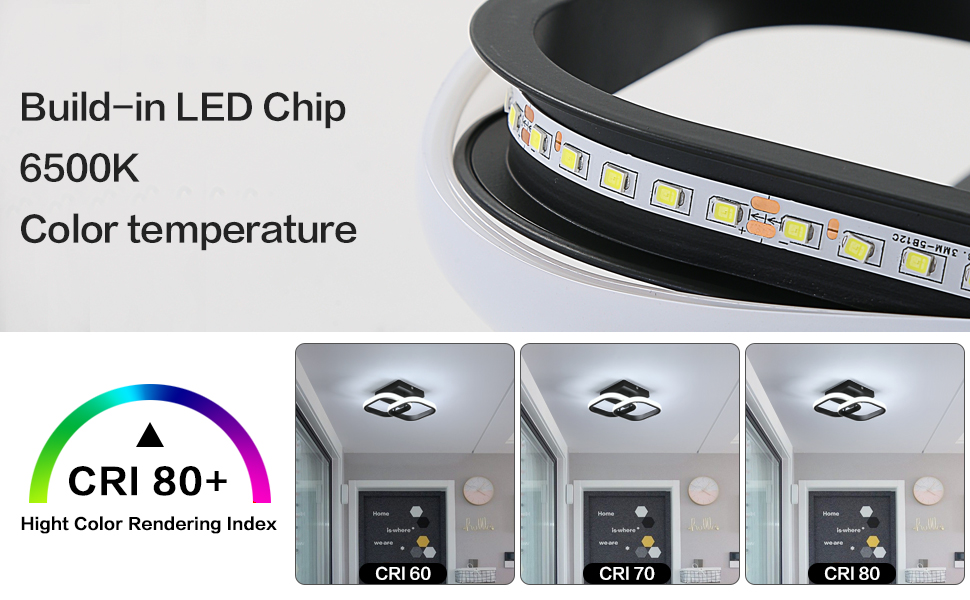LED مصباح سقف أوسيروس عصري باللون الأسود