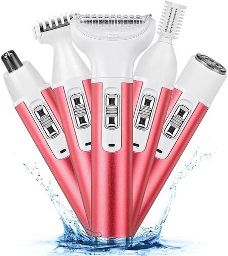 بوهوما ماكينة حلاقة كهربائية للنساء: 5 في 1