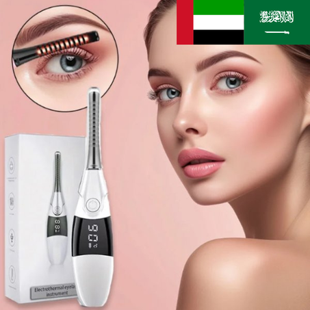 مكبس الرموش الكهربائي (أبيض)