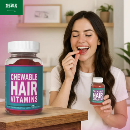 Chewable hair vitamins (60 pastilles)