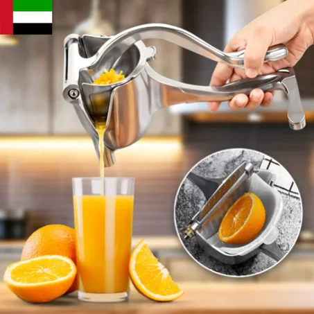 عصارة ليمون يدوية معدنية