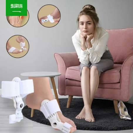 فاصل أصابع القدم لتصحيح ورم إبهام القدم ''قطعتان''