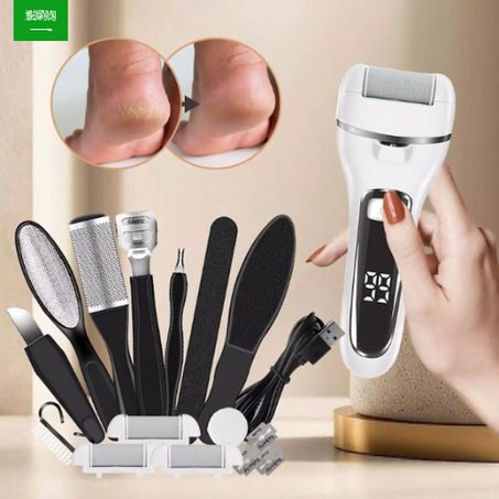 آلة طحن القدم الكهربائية (بيضاء)