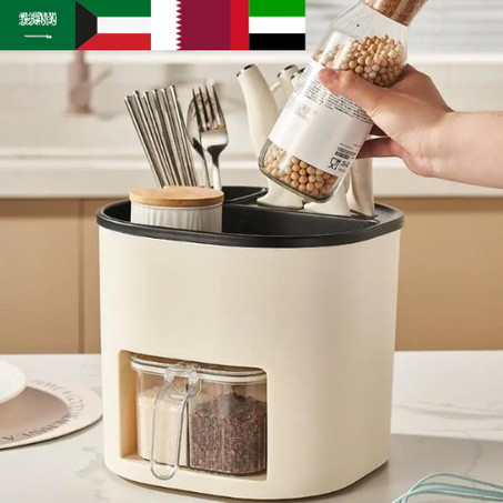 دلو تخزين وصندوق توابل