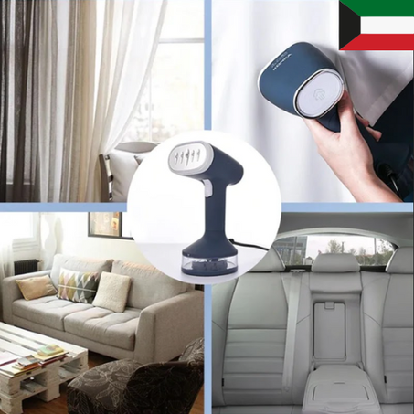 مكواة بخار محمولة للملابس (زرقاء)