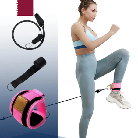 أشرطة مقاومة لتمارين الكاحل (3 قطع)