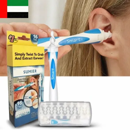 أداة تنظيف الأذن (16 رأسًا ناعمًا قابلاً للاستبدال)