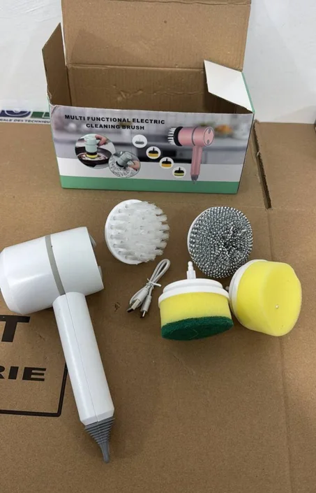 فرشاة التنظيف الكهربائية متعددة الرؤوس - وداعًا لتعب الأواني في رمضان