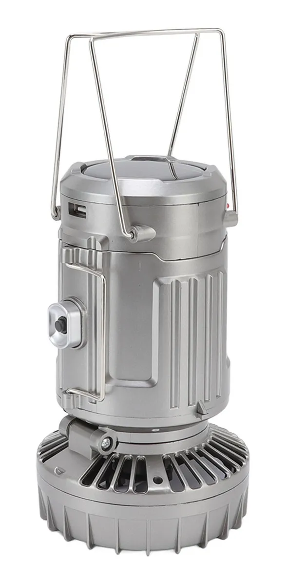 فانوس تخييم 5 في 1 يشتغل بالطاقة الشمسية