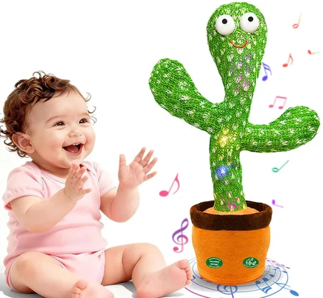 لعبة الصبار المتكلم، لعبة صبار راقصة تقلد الكلام مع إمكانية ضبط الصوت، تغني وتكرر ما تقوله وتسجيله، صبار مضيء ومرح لوقت البطن، هدية مضحكة للأولاد والبنات الصغار من هانفور