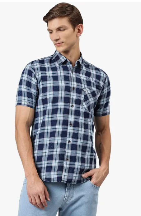 قميص هامارسميث انديغو تشيكس للرجال