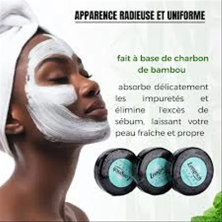 SAVON NOIR AU CHARBON DE BAMBOU