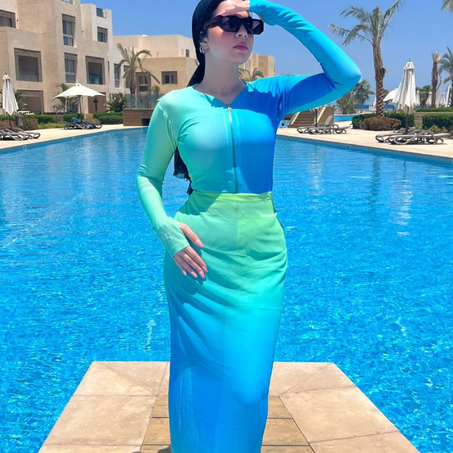burkini multicolors 5 pièces