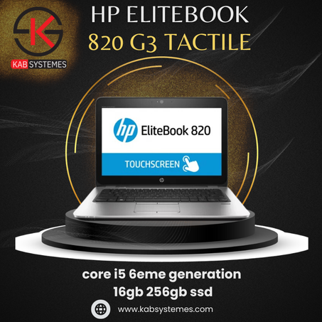 الحاسوب المحمول الأكثر خفة و تميز HP 820 G3  tactile
