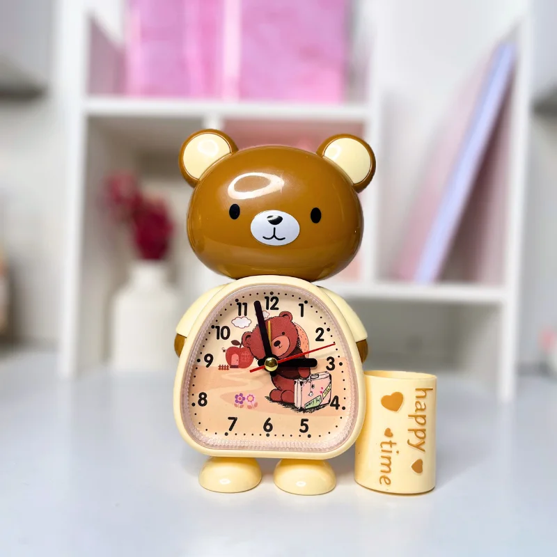 ساعة الدب الكيوت 🧸💕🌸💖