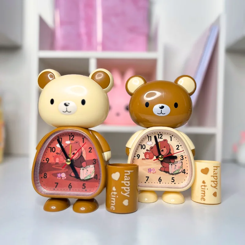 ساعة الدب الكيوت 🧸💕🌸💖