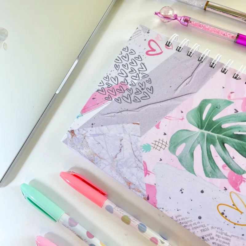 notebook flamingo🤍✨✨🌸