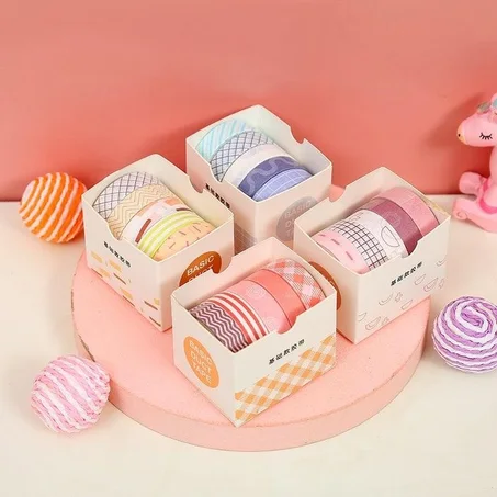 washi tape💛🧡💜💙💚  شريط بنترس الاصق🌸💕💕💕