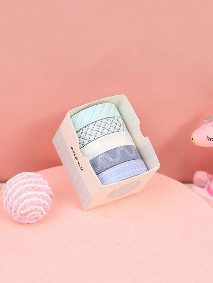 washi tape💛🧡💜💙💚  شريط بنترس الاصق🌸💕💕💕