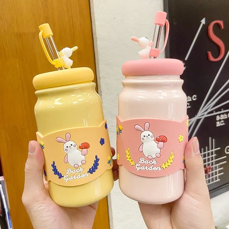 كوب ارنب كيوت بحجم  الكبير🌸💕💖🧸