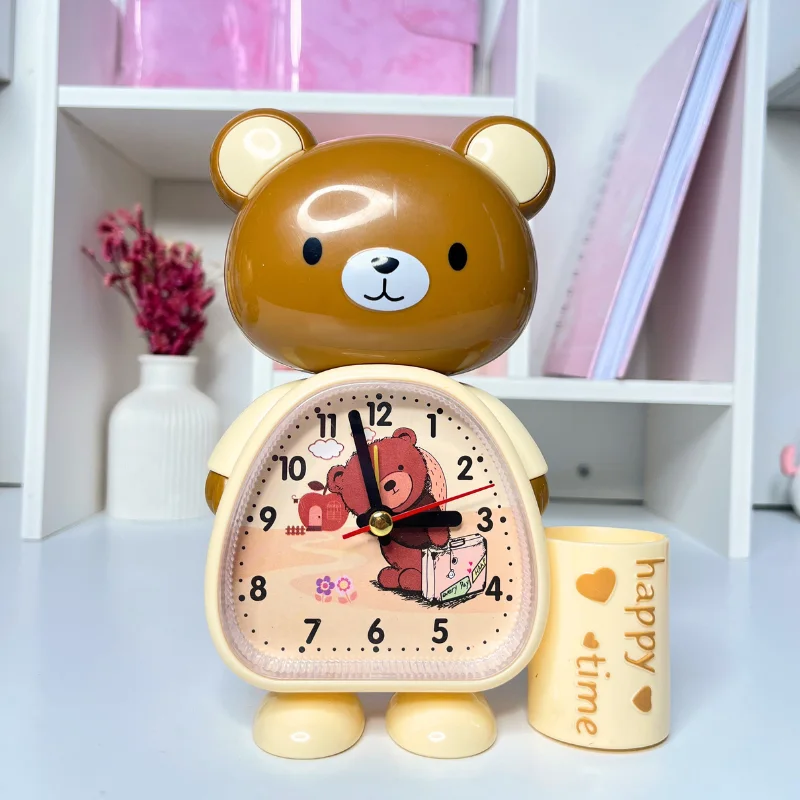 ساعة الدب الكيوت 🧸💕🌸💖