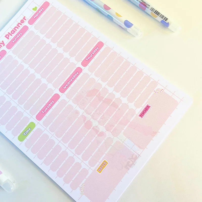 weekly planner pink 💖💗