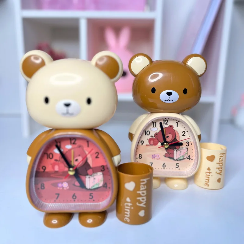 ساعة الدب الكيوت 🧸💕🌸💖