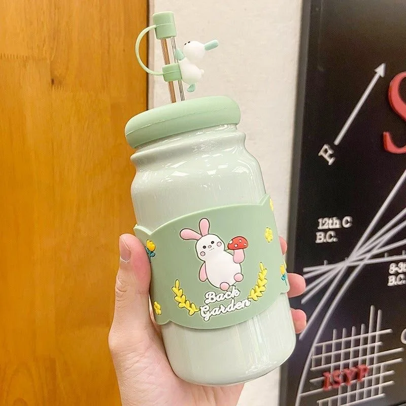 كوب ارنب كيوت بحجم  الكبير🌸💕💖🧸