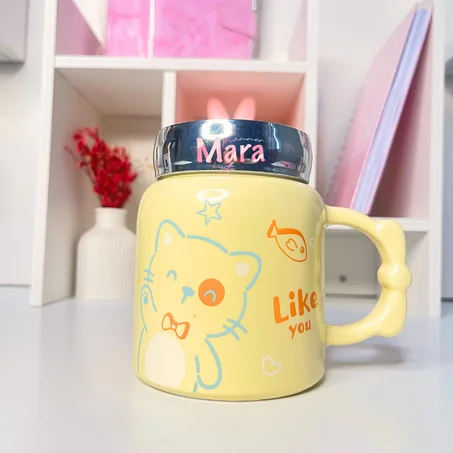 cat mug 🐱🌸💖