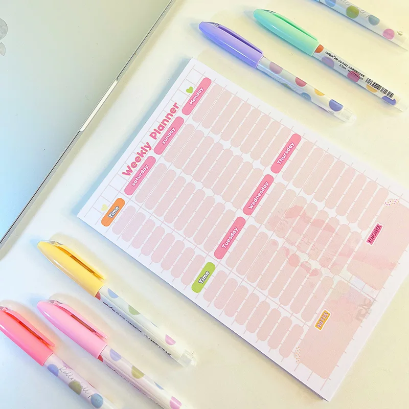 weekly planner pink 💖💗