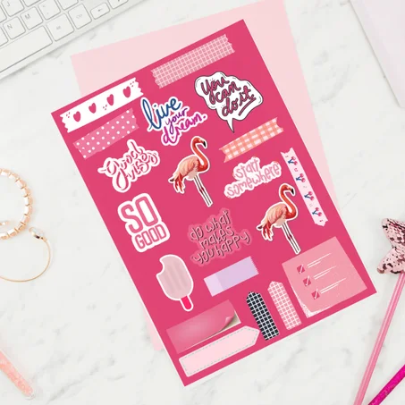 flamingo stickers🌸🦩🦩