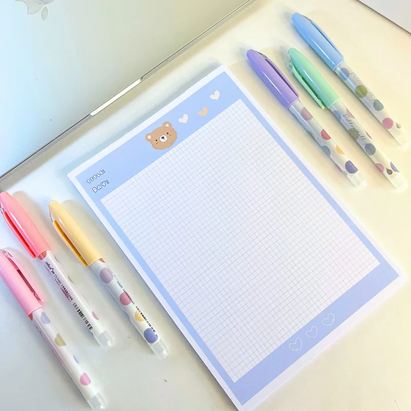 ورق ملاحظات او تلخيصات الدببة 🧸🧸💖🌸💖