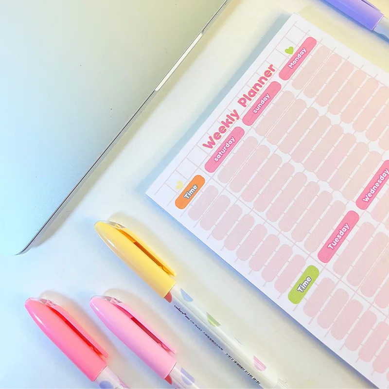 weekly planner pink 💖💗