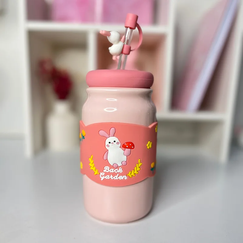 كوب ارنب كيوت بحجم  الكبير🌸💕💖🧸